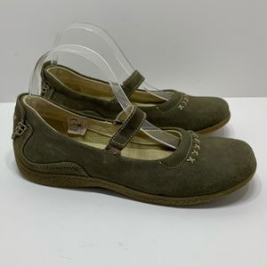 Women Mary Jane Leather Round Toe Comfort Shoes by Wojas Size US 7.5 EU 38